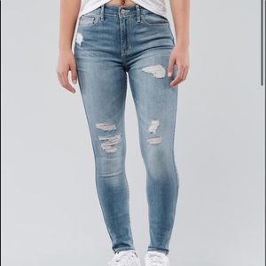 Hollister Faded Ripped Jeans